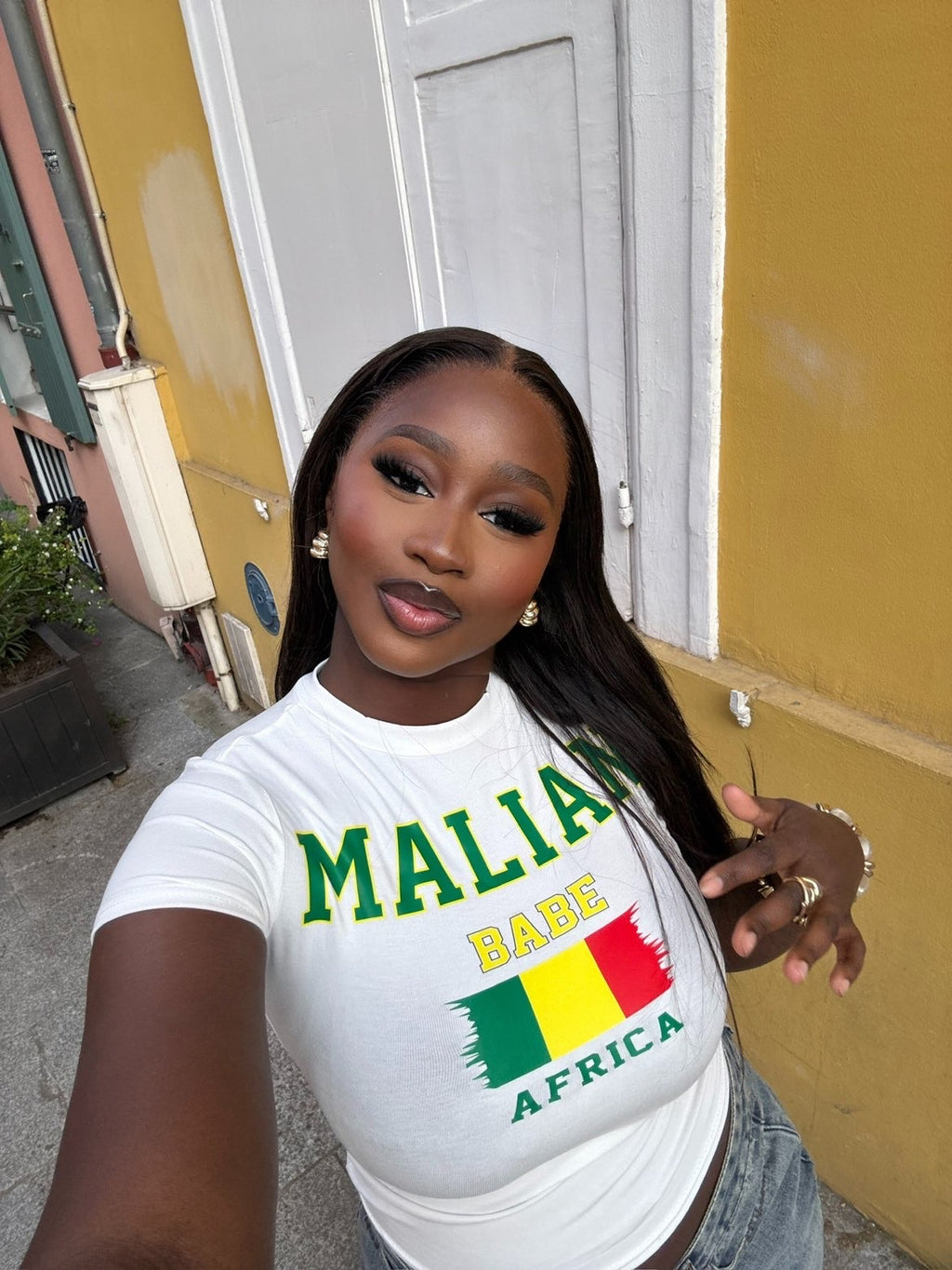 Malian Babe – Top Femme Blanc