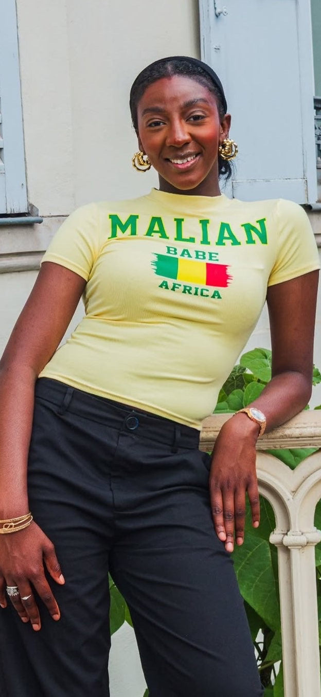 Malian Babe – Top Femme Jaune
