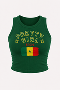 Pretty Girl From Senegal – Débardeur Vert