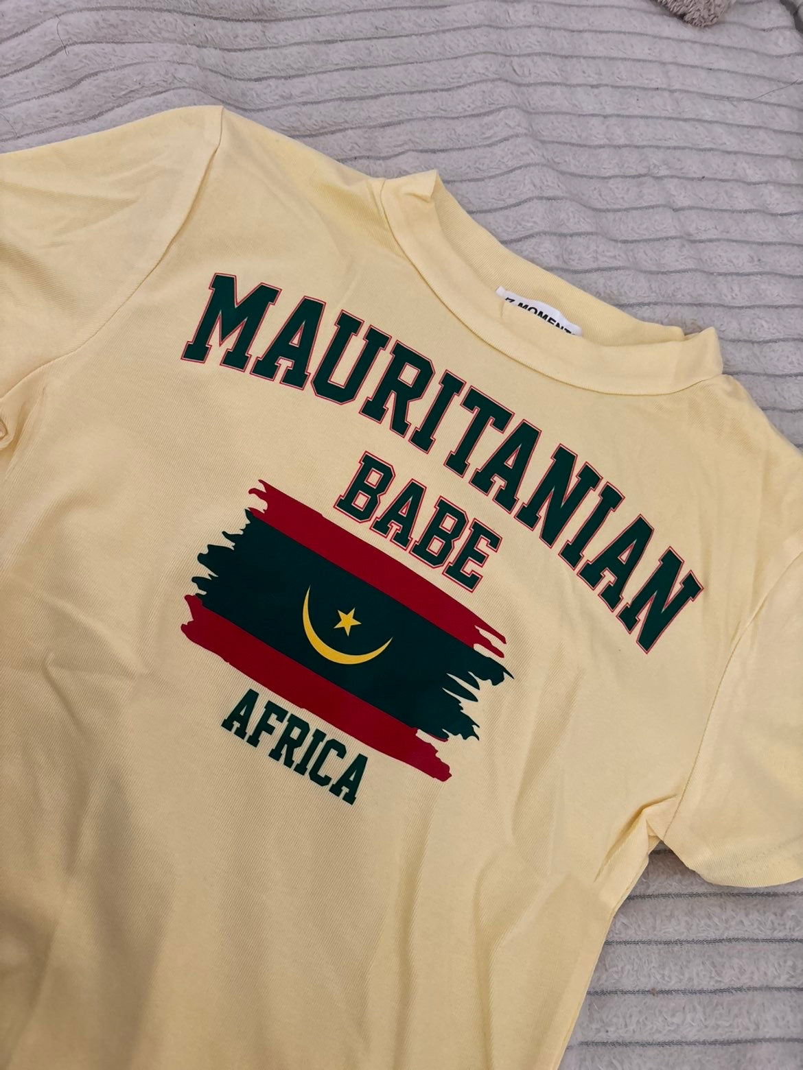 Mauritanian Babe – Top Femme Jaune