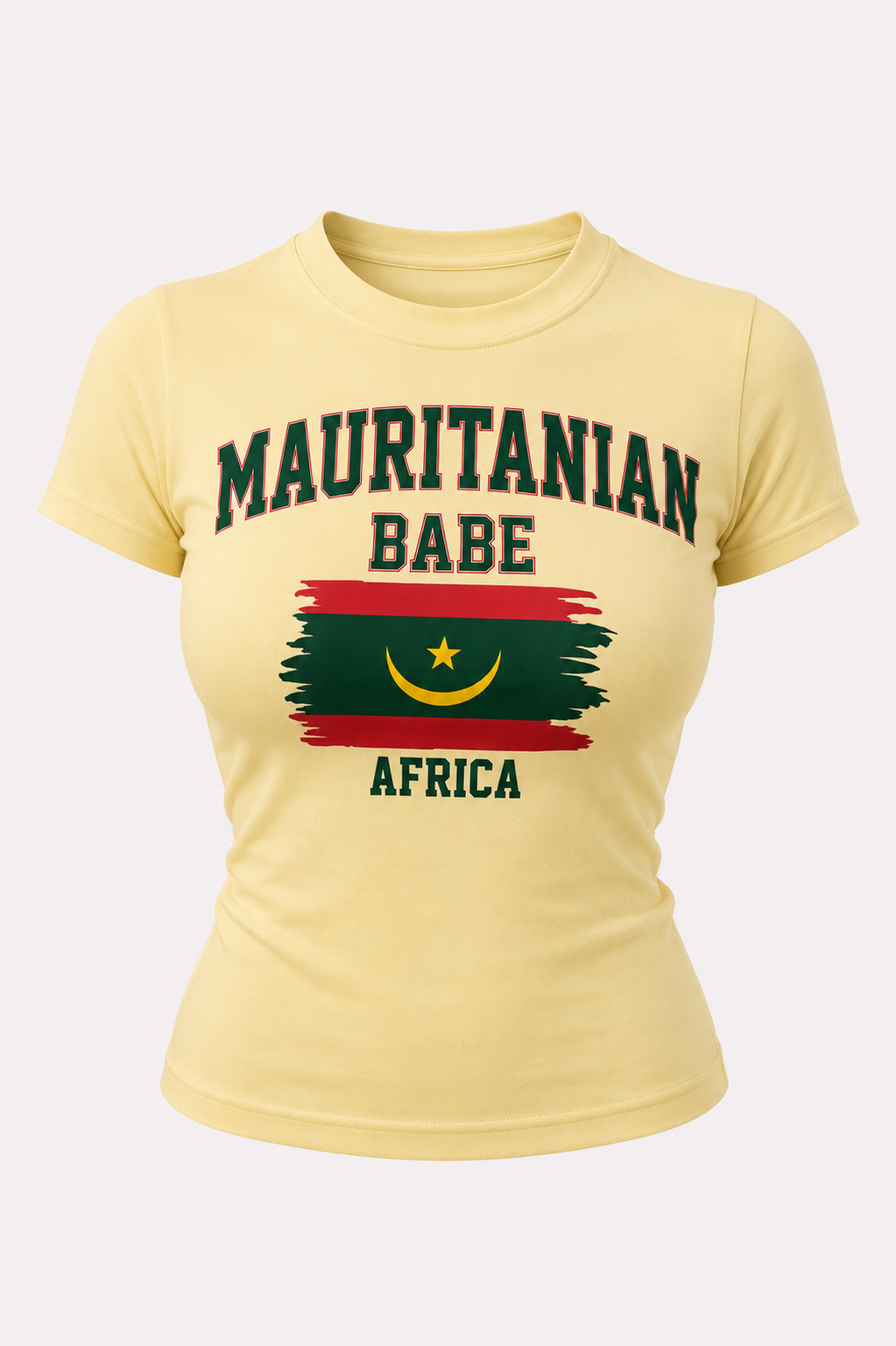 Mauritanian Babe – Top Femme Jaune