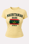 Mauritanian Babe – Top Femme Jaune