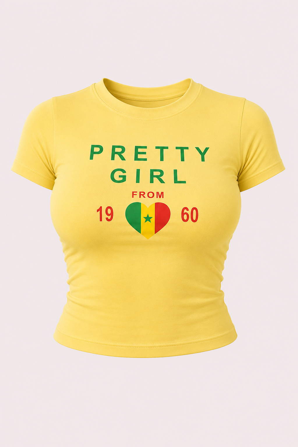 Pretty Girl From Senegal 1960 – Top jaune