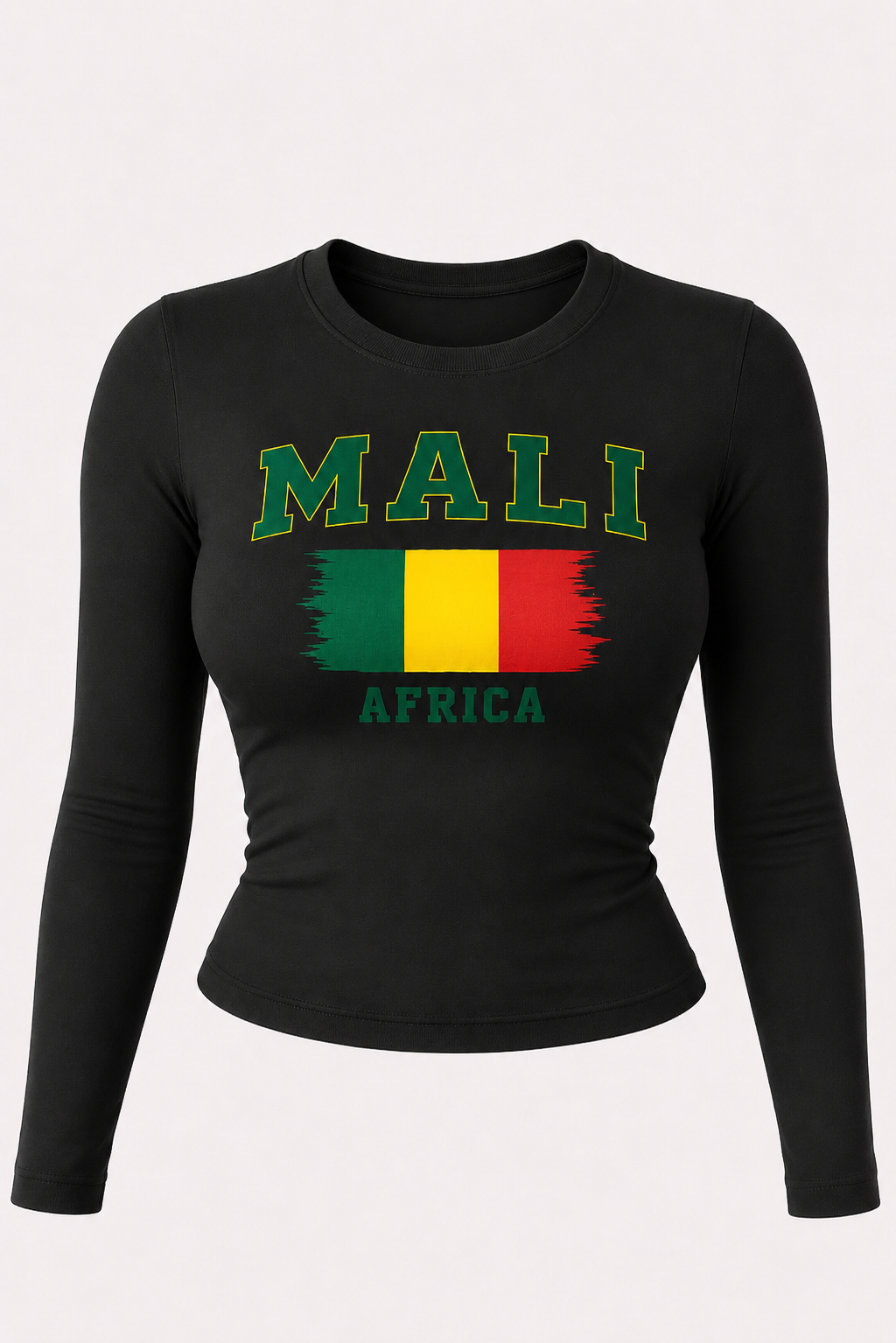 Mali Africa – Top Manches longues Noir